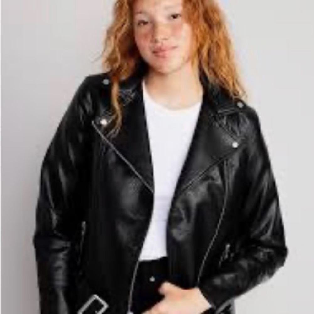 Old Navy Black Biker Jacket  Size XS New with tag